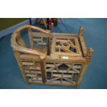 Oriental Wooden Child's Chair