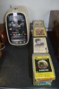 *Jones Planetron 8-Track/Radio with 8-TRack Cartridge Including Rolling Stones