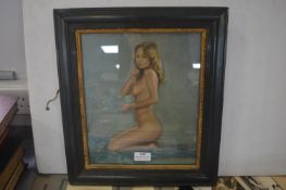 Oil on Canvas Nude Study by J.C. Lyle