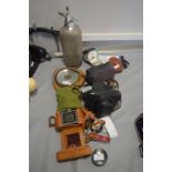 Vintage Cameras, Soda Siphon, Barometer, etc.