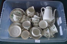 Vintage Pottery Cups, Saucers, etc. by Crown China Company etc.