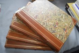 Facsimile Leather Bound Volumes of the Zoology of Beagles Voyage by Charles Darwin
