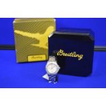 Breitling Colt-Oceane Model: A77380 Mid-Sized Stainless Steel Watch & Bracelet