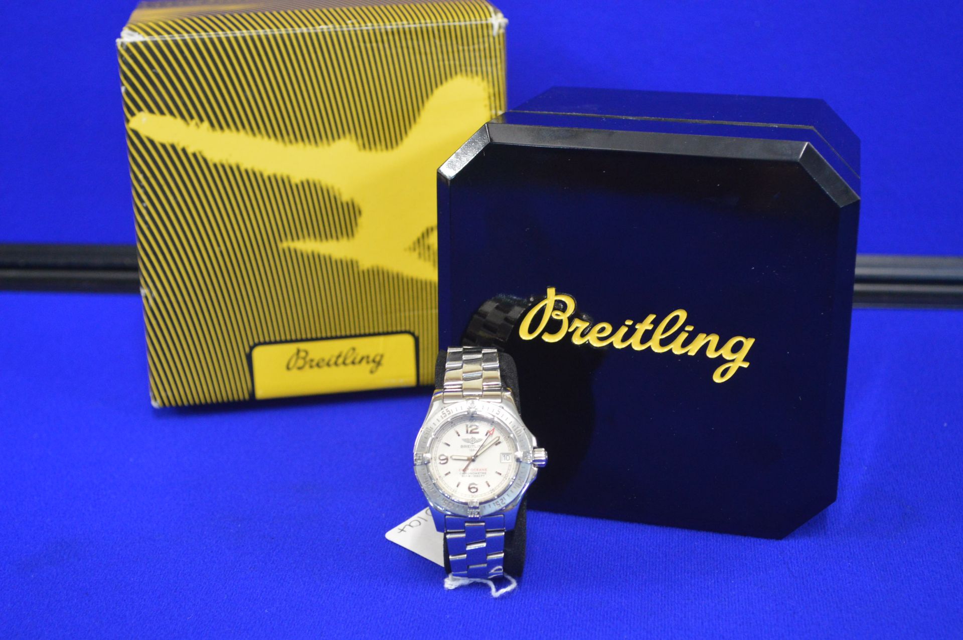 Breitling Colt-Oceane Model: A77380 Mid-Sized Stainless Steel Watch & Bracelet