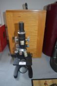 Microscope by Cooke Troughton & Simms of York, wit