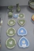 Wedgwood Jasperware Pin Dishes and Vases