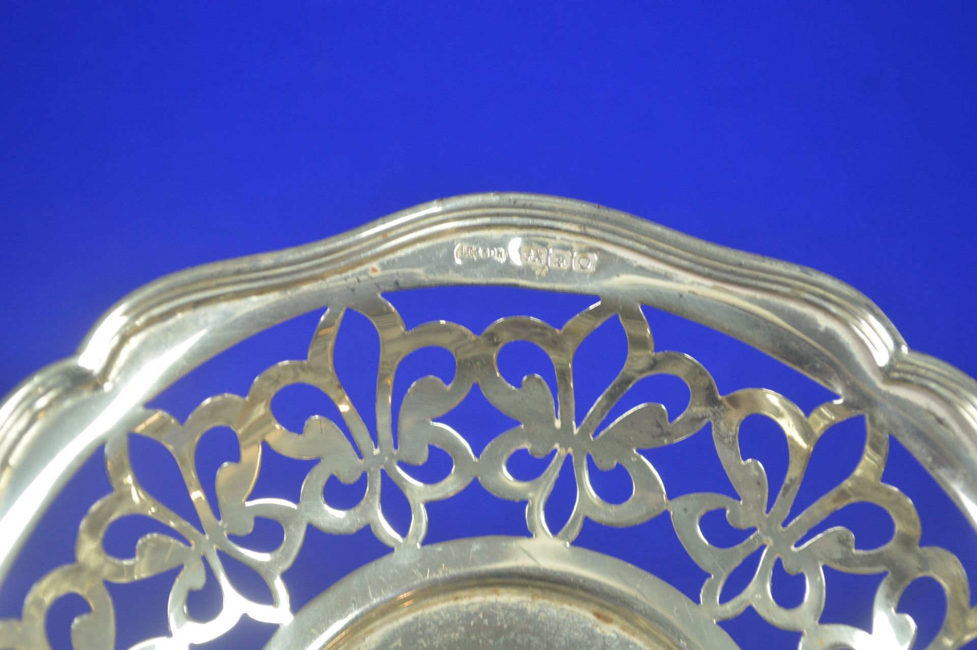 Silver Basket Hallmarked London 1949 ~133g - Image 3 of 3