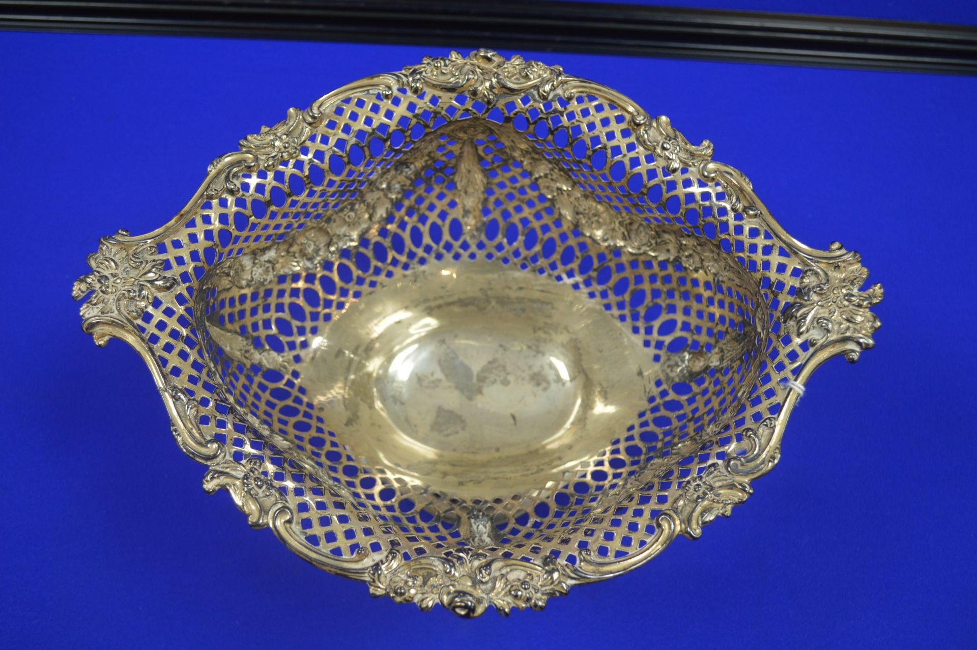 Silver Basket Hallmarked London 1895 ~693g - Image 4 of 5