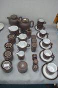 Hornsea Pottery Contrast Pattern Tea Service etc. 20+pcs