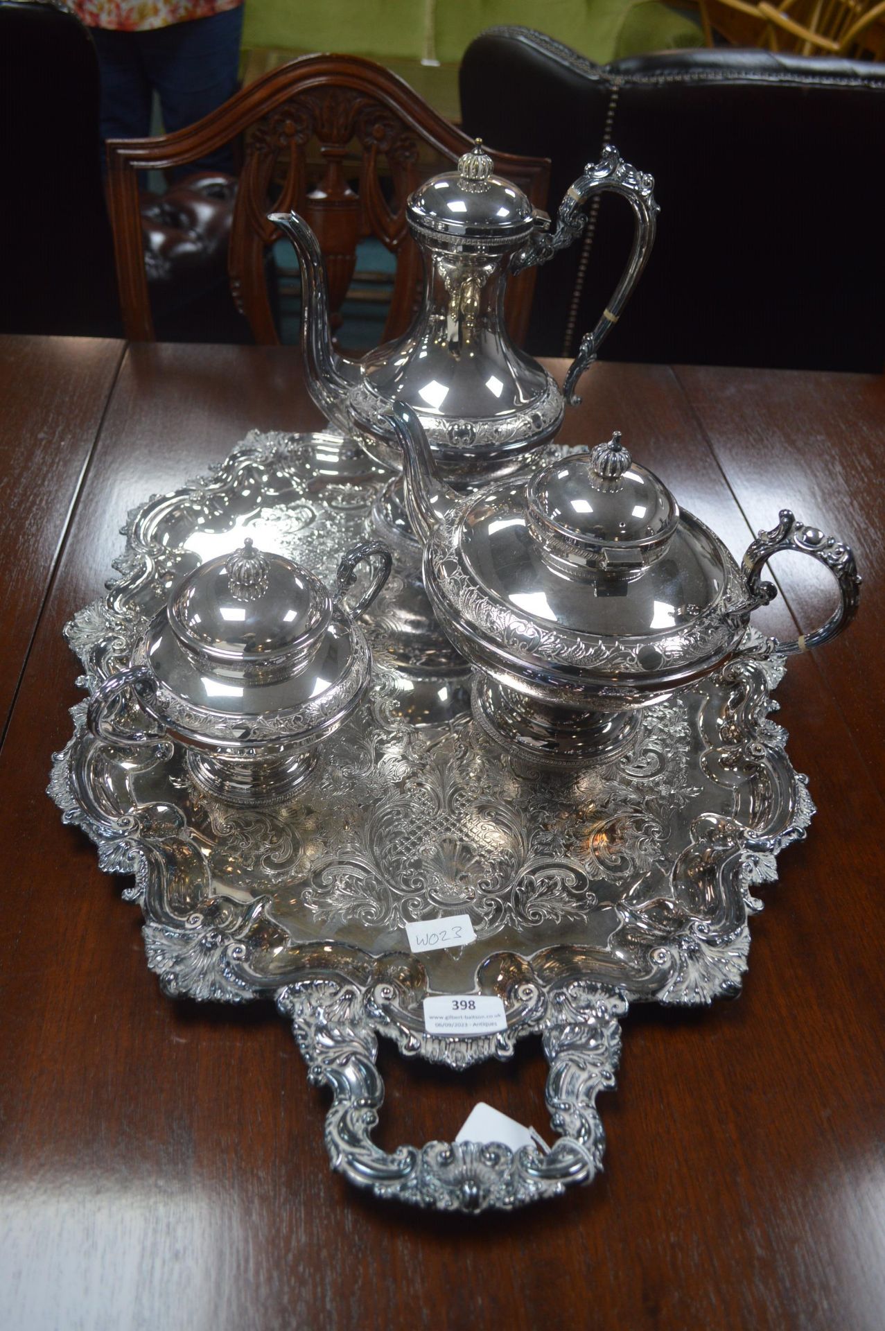 EPNS Tray & Teapots etc