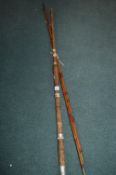 Three Section Cane Fishing Rod