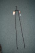 Open Hearth Wrought Iron Fire Tongs