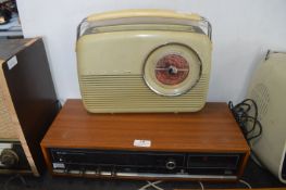 Sharp 8-Track Stereo Radio, and a Bush Portable Radio