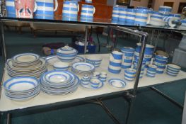 T.G. Green Cornish Ware Plates, Storage Jars, etc. (some with faults)