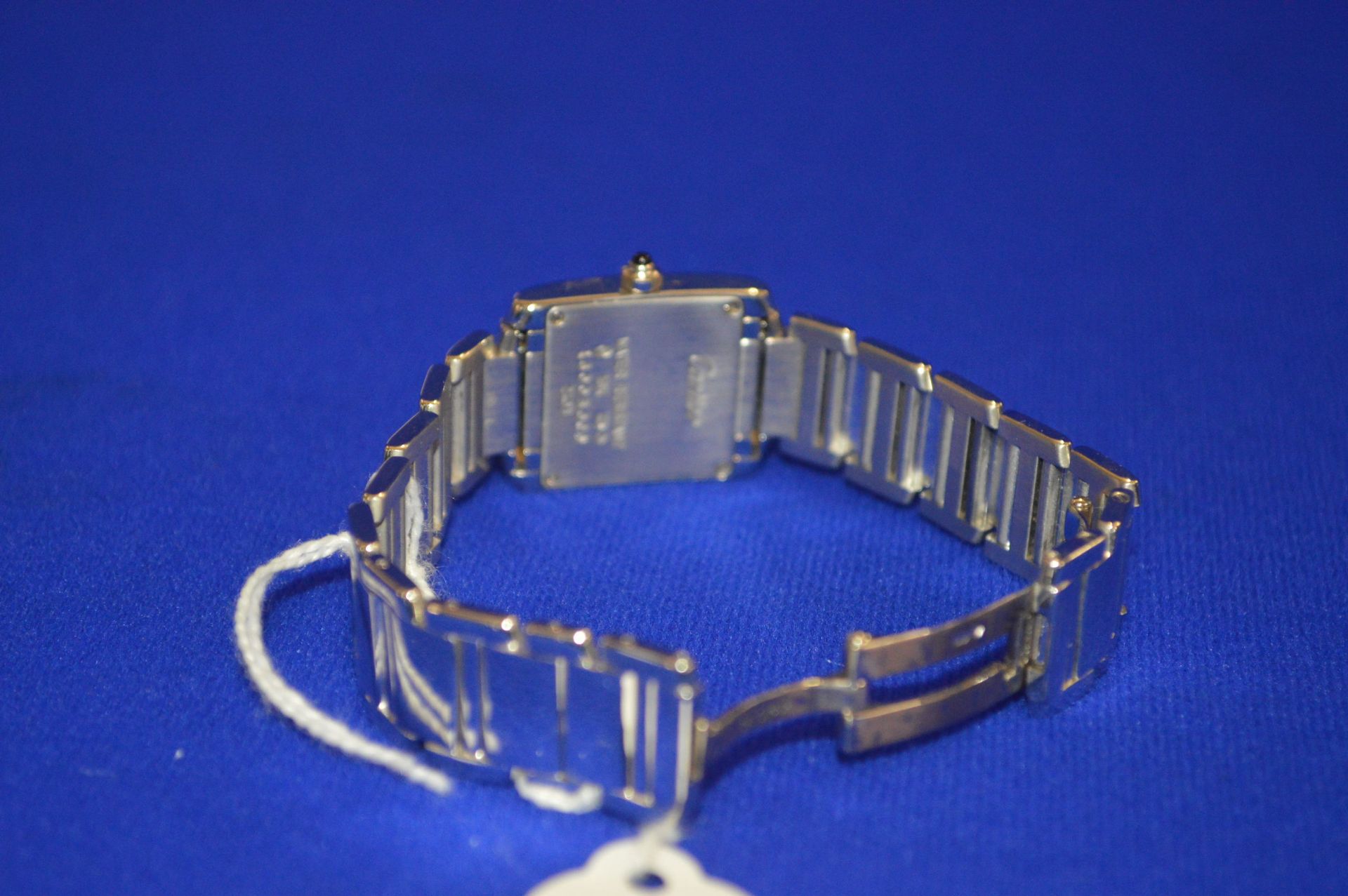 Cartier Tank Francaise Ladies 18ct White Gold 75.0GM Watch & Bracelet Model: 2403 - Image 6 of 6