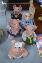 Five Natwest Piggybanks