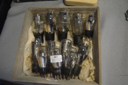 Twelve Vintage Electrical Valves