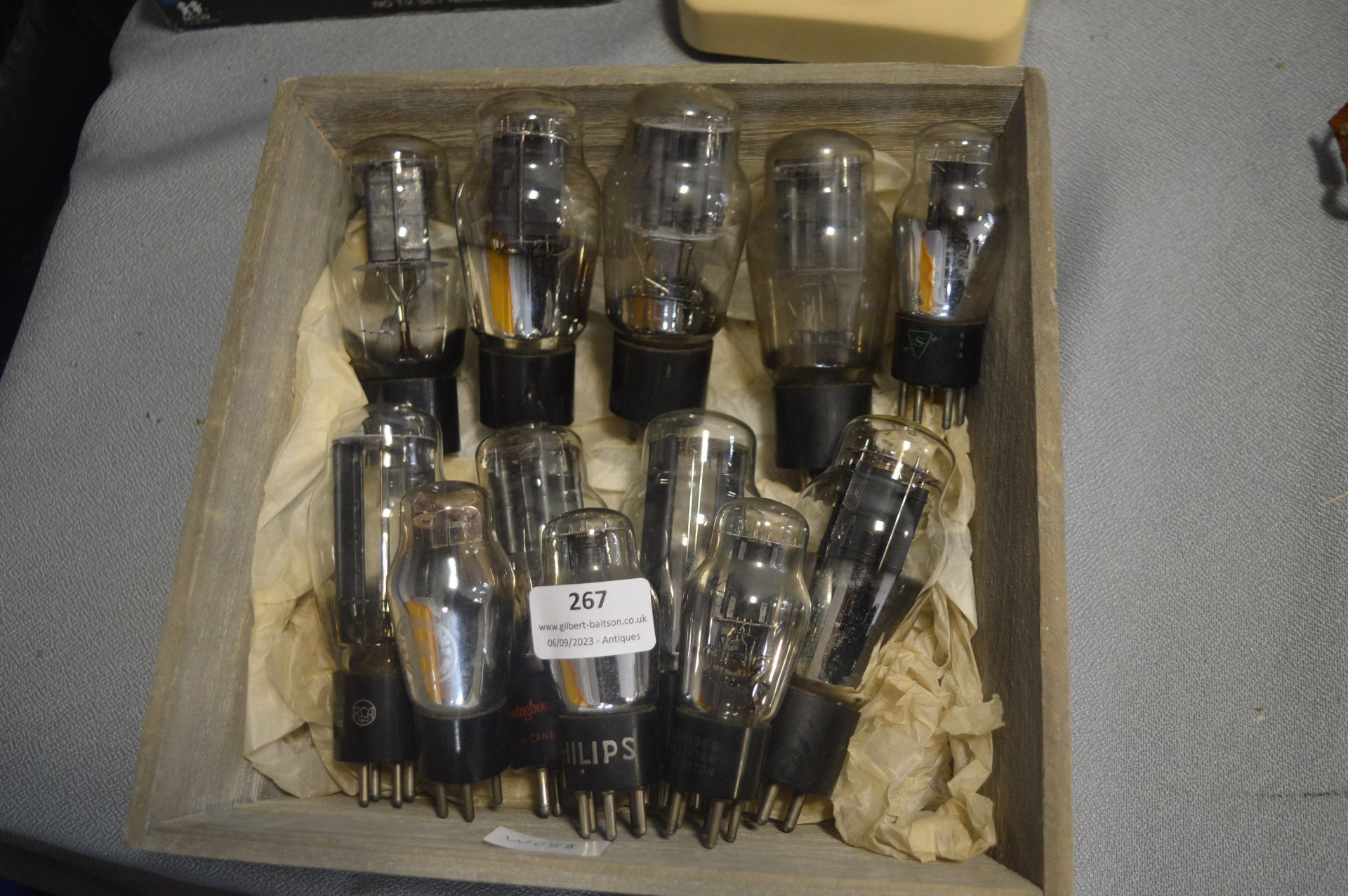 Twelve Vintage Electrical Valves