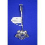 Silver Caster Spoon Hallmarked Birmingham 1907 ~18g