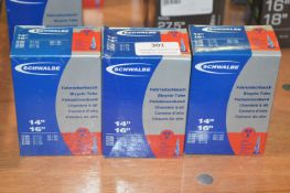 *Three Boxes of Schwalbe 14” 16” SV2 Inner Tubes