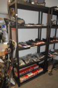 *6ft Black Five Shelf Racking (contents not includ