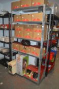 *6ft Metal Five Shelf Racking (contents not includ