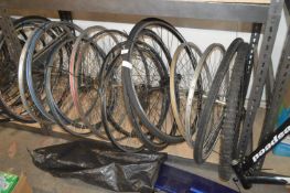 Fourteen Assorted Bicycle Wheels
