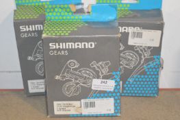 *Three Boxes of Shimano Gears Rear Derailer with 7-Speed Bracket