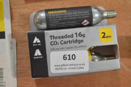 *Three Threaded 16g CO2 Cartridges
