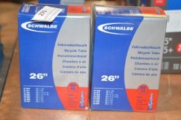 *Two Schwalbe SV12 Inner Tubes with Valves