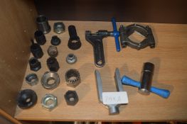 *Quantity of Bicycle Tools and Parts Including Cyclus Tool Holder, Park Chain Tool, etc.