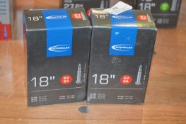 *Two Boxes of Schwalbe 18” SV5a Inner Tubes