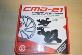 *CMD 21 Front & Rear Mechanical Brake Set 160mm RRP £34.99