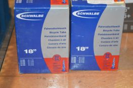 *Two Schwalbe 18” SV5A Inner Tubes with Valves