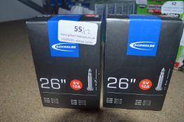 *Two Schwalbe 26” SB12a Inner Tubes