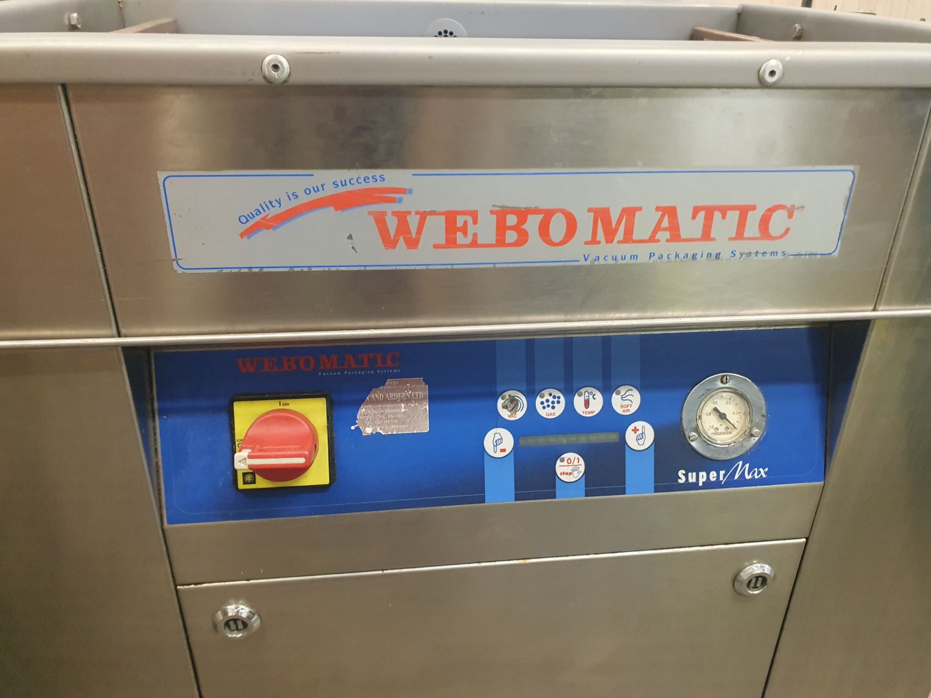 * Webomatic supermax vacuum sealer - tested working - Image 2 of 4