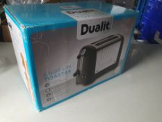* Dualit 2 slice toaster