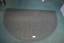 *Shell Design Semicircular Doormat