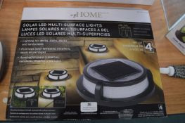 *Home Solar LED Multi Surface Lights - Set of 4