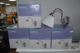 4 Boxes of Saucats Wall Lamps