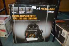 *Mcculloch Backpack Garden Blower GB355PB