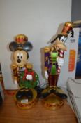 *Mickey Mouse & Pluto Christmas Figures