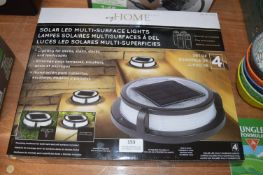 *Home Solar LED Multi Surface Lights 4pk