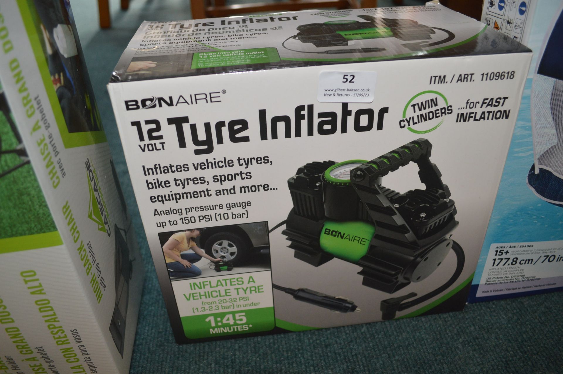 *Bon-Aire 12V Tyre Inflator