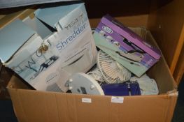 Household Goods, Including Kitchenware, Shredder,