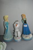 Disney Frozen Figurines and Snowmen