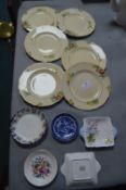 Shelley, Royal Doulton, and Worcester Dishes and P