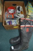 Pair of Firefighter Wellington Boots, plus Electri