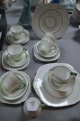 Vintage Roslyn Deco Part Tea Set 22pcs