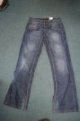 Firetrap Boyfriend Fit Black Jeans Size: 26x32 (ne
